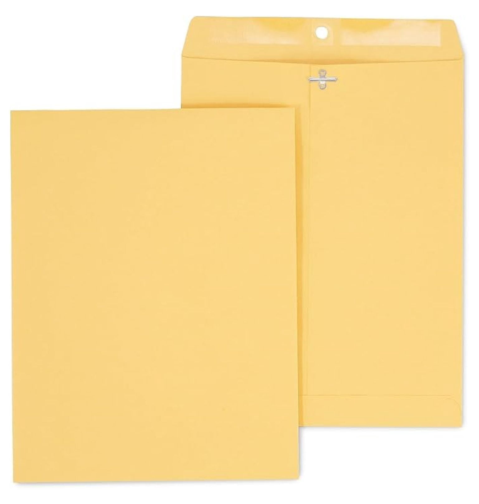 Clasp Envelopes 10x13, Brown Manila Envelopes with Metal Clasp, 100 Pack - Secure Mailing & Filing Envelopes for Documents, Contracts, Reports