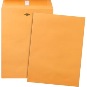 Clasp and Gummed Manilla Envelopes, 20 Pack, 10x13, Brown Kraft