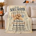 thumbnail image 1 of Clasped Hands Illustration, Cozy Typography Art Scene, Warm Flannel Blanket for Living Room and Reading Nook with Detailed Artwork, Art Lovers Appreciation Gift, Artistic Home Decor, 1 of 9