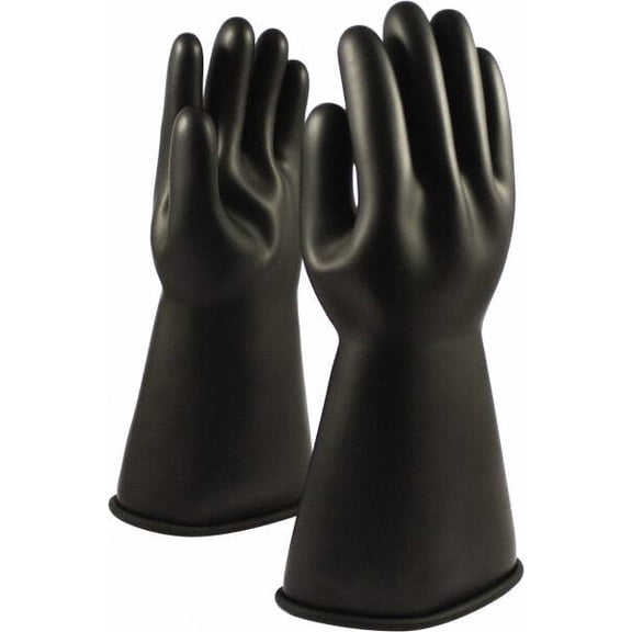 PIP Industries B676385 Electrical Rated Gloves - 14 in. Unlined, Smooth Finish, Beaded, Class 0, 11 - Black