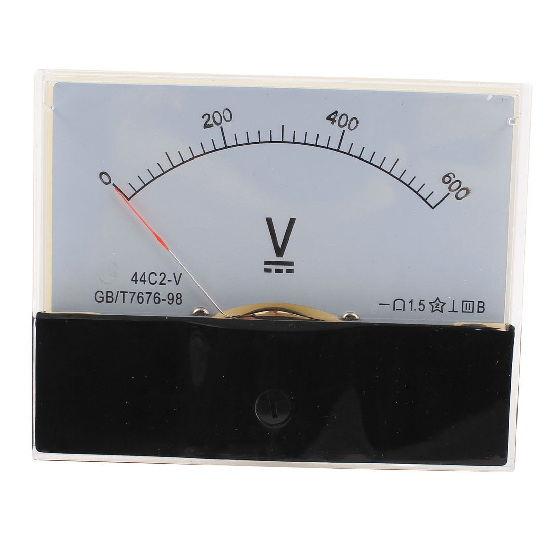 192G6113, Socomec 192G Analoges Voltmeter DC Analog-Anzeige, 72mm, 72mm