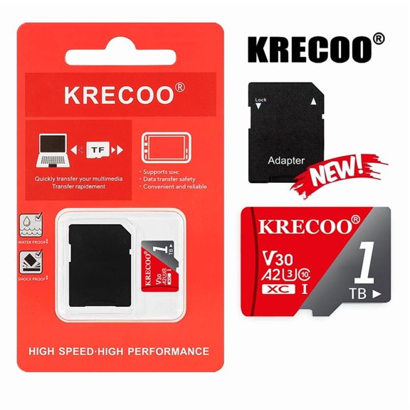 Class 10 U1 Micro SDHC/SDXC Flash Memory Card Multi Capacity High Speed TF Flash Card with Adapter