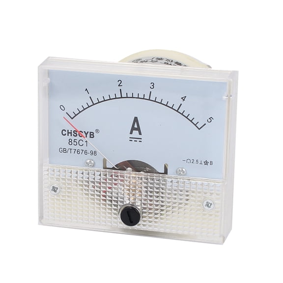 Class 2.5 Analog Current Panel Meter DC 5A 85C1-A
