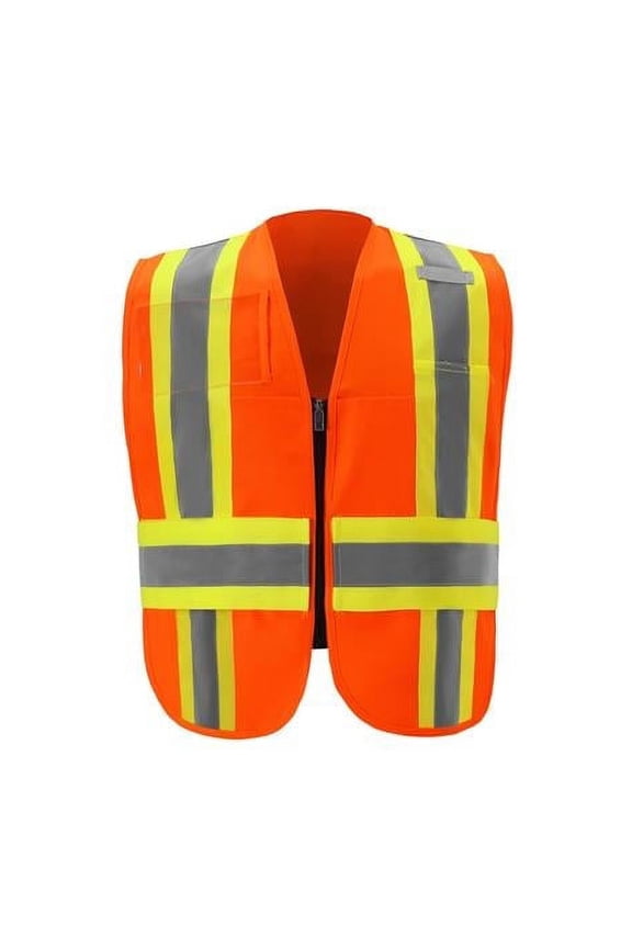 Class 2 Contrast Incident Command Vest, Orange - Regular