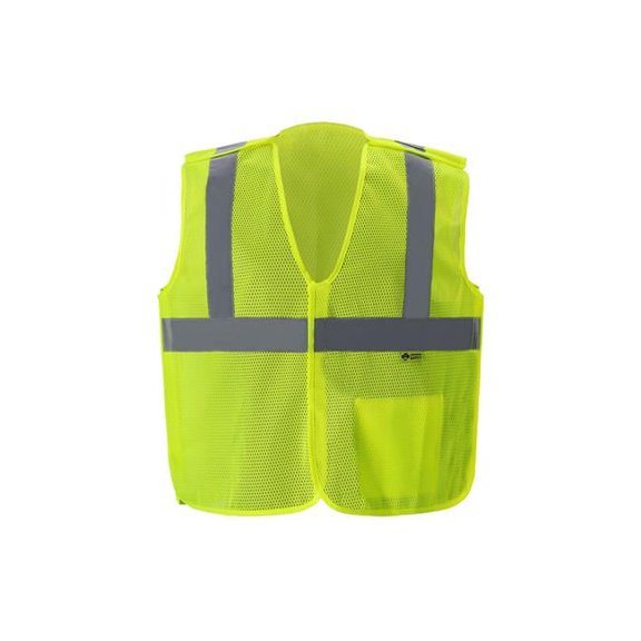 Class 2 High-Viz Economy Vest, Lime - One Size Fits All