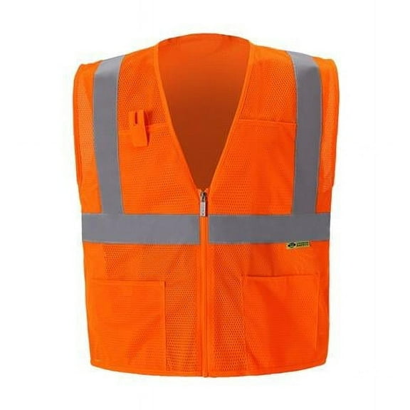 Class 2 High-Viz Economy Vest, Orange - Extra Large