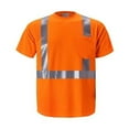 thumbnail image 1 of Class 2 High-Viz Short Sleeve Birdseye T-Shirt, Orange - Small, 1 of 1
