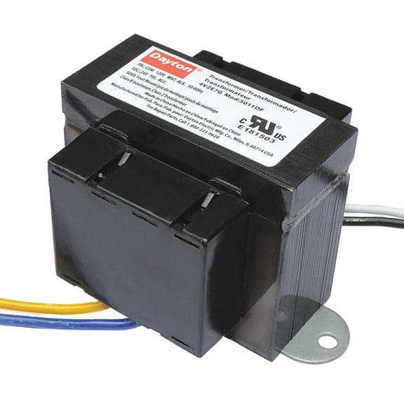 Class 2 Transformer, 50Va, 24Vac, Foot CA1