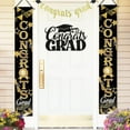 thumbnail image 1 of Class of 2024 Congrats Grad Porch Banner Sign, Black Gold Graduation Cap Diploma Medal Front Door Decorative Hanging Banner Flag, Finally Done High School College Classroom Outdoor Decor, 1 of 1