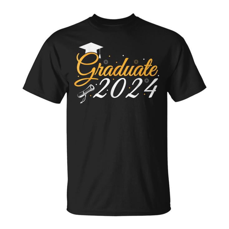 Class of 2024 Graduate T-Shirt, Graduation Celebration Tee, Senior Year ...