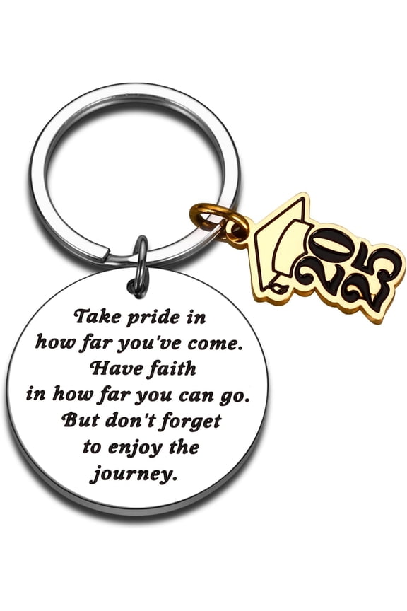 Class of 2025 Graduation Keychains Gifts for Seniors 2025 High School College Medical Student Inspirational 2025 Grad Gifts for Her Him Boys Girls Women Men Master Gifts for Nurse Mom to Son Daughter