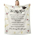 thumbnail image 1 of Class of 2025 Senior Graduation Gifts for Her Him High School Senior 2025 Blanket for Women Girls College Graduates Throw Blankets for Women Men Graduation Decorations Nursing School Gifts 50x60, 1 of 1