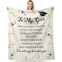 Class of 2025 Senior Graduation Gifts for Her Him High School Senior 2025 Blanket for Women Girls College Graduates Throw Blankets for Women Men Graduation Decorations Nursing School Gifts 50x60