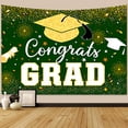 thumbnail image 1 of Class of 2026 Graduation Banner Backdrop, 2026 Graduation Party Decorations Congratulations Graduate Banner 78 x59 Inches Outdoor Decor Yard Signs for Celebration Party, 1 of 8
