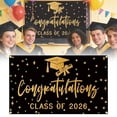thumbnail image 1 of Class of 2026 Graduation Banner, Graduation Decorations 2026, Graduation Party Decorations, Graduation Banner, Black Graduation Party Backdrop Decorations for College Decor 1Pcs, 1 of 9
