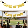 thumbnail image 1 of Class of 2026 Graduation Banners Party Decorations, 2026 Graduation Decorations, Glitter Class of 2026 Banner, for Congratulation Graduations Party Supplies, School, Home, Car Decor, 1 of 9