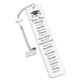 thumbnail image 1 of Class of 2026 Graduation Bookmark Metal Cross Bookmark Keepsake Gift for Grad Celebration Book Lover Graduation Party Favor Commemorative Gift,1 PC,Silver, 1 of 9