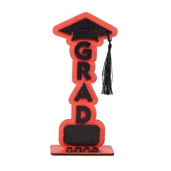 Class of 2026 Graduation Decorations, Wooden GRAD Letters Tabletop Sign, Graduation Table Centerpiece for College & High School, Congrats Grad Party Supplies, Senior Gift for Son Daughter