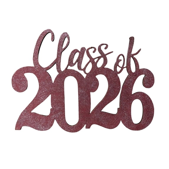 Class of 2026 Graduation Door Hanger, Wooden Sign Photo Booth Prop for High School College Parties, Rustic Hanging Wall Decor for Graduates Room Backdrop, Handmade Keepsake
