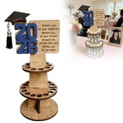 Class of 2026 Graduation Gift Money Holder, Unique Greeting Cards Cash Holder Cash Gift, 3-Layer Money Cake with 25 Holes for Cash Congrats Graduation Party Supplies