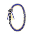 thumbnail image 1 of Class of 2026 Graduation Leis Handmade Ribbon Lei Double Braided Necklace with Grad Letters 47 Inch Gold Purple for High School College Graduates Senior Gift, 1 of 8