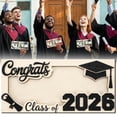 thumbnail image 1 of Class of 2026 Graduation Money Holder, Elegant Wooden Cash Gift Box for Graduates, College & High Graduation Keepsake, Personalized Gift for Students, Black, 1 of 6