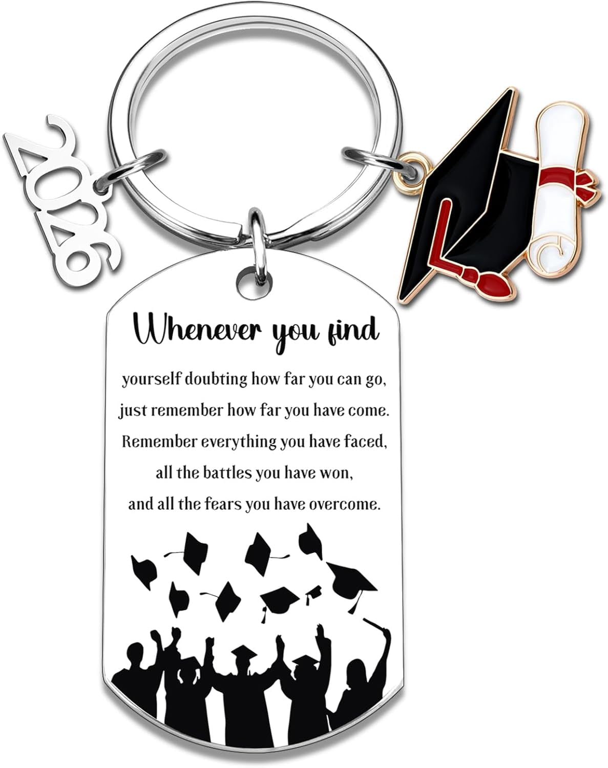 Class Of 2026 Keychain Graduation Gifts for Him Her Graduation Keychain ...