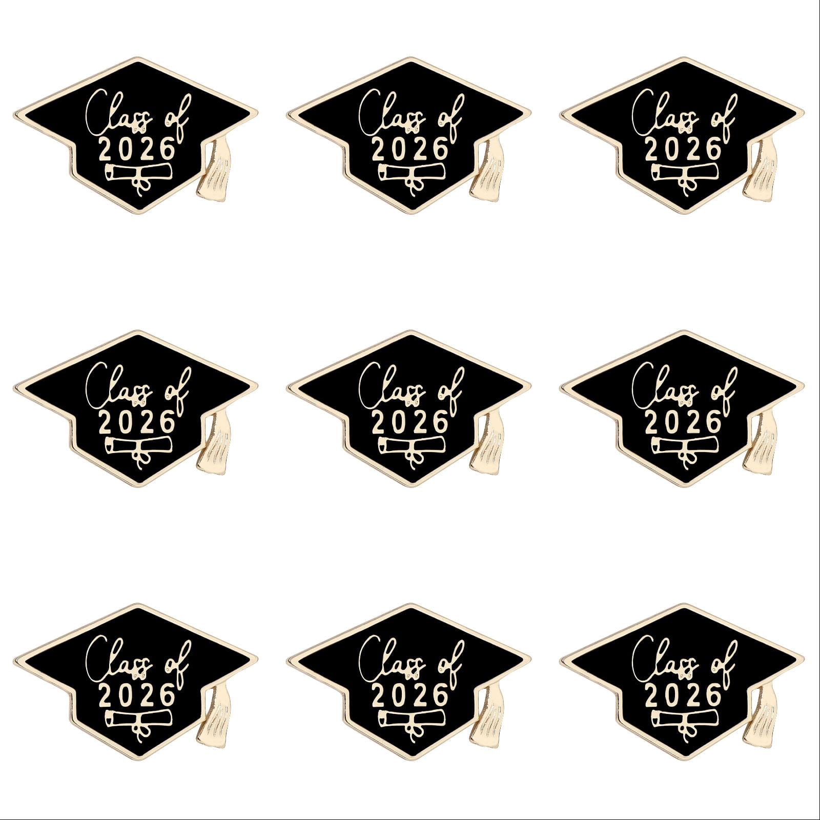 Class of 2026 Metal Graduation Pins, Lapel Badges for Graduation Cap ...