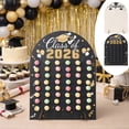 thumbnail image 1 of Class of 2026 Wooden Candy Display Stand, Graduation Party Dessert Board, Rustic Snack Storage Rack, Festive Party Table Centerpiece for Graduation Celebration Decor, 1 of 7