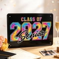thumbnail image 1 of Class of 2027 Senior Sign, Officially a Senior My Last First Day Tin Sign for High School Girls, Senior Year Photo Prop and Dorm Room Wall Decor, Graduation Party Decoration and Keepsake Gift, 1 of 7