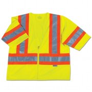 Class 3 Class-3 Two-Tone Vest - Lime - Large & XLarge