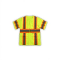 Class 3 Contrast High-Viz Vest, Lime - 2XL