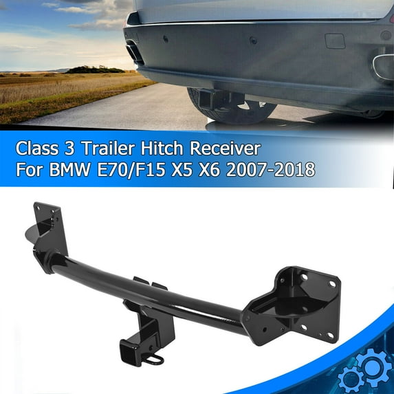 Class 3 Rear Bumper Trailer Tow Hitch 2" Receiver For BMW X5 2007-18 X6 ...