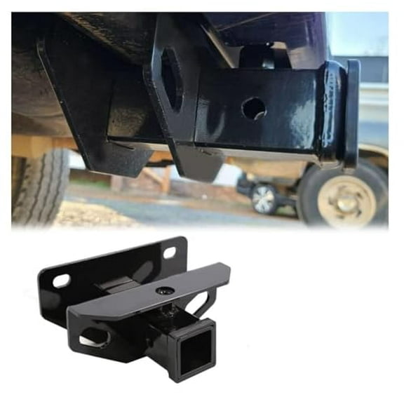 Class 3 Rear Receiver Trailer Hitch & Cover Kit Compatible with 2003-2023 Dodge Ram 1500 2500 3500 Classic 2" Rear Receiver Hitch Tow Towing Trailer Hitch Combo Kit