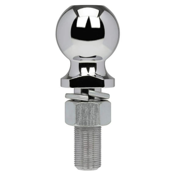 Class 4 6,000 lb. 2-5/16 in. Ball Diameter, 1 in. Shank Diameter, 3 in. Shank Length Chrome Trailer Hitch Ball