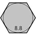 thumbnail image 1 of Class 8.8 Hex Head Cap Screws, M8-1.25, Fully Threaded 20 mm Lg. - (Pack of 50), 1 of 1