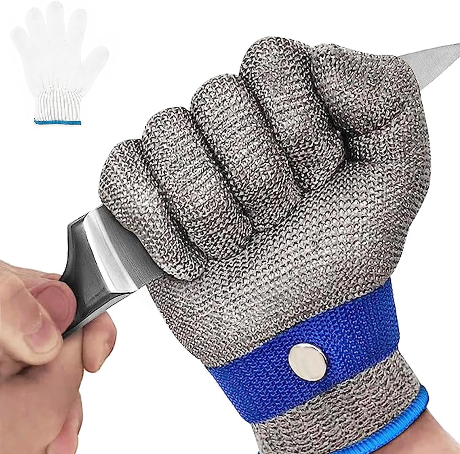 Class 9 Cut Resistant Gloves,Safety Chef Cutting Gloves for Kitchen Meat Cutting,Fish Filleting