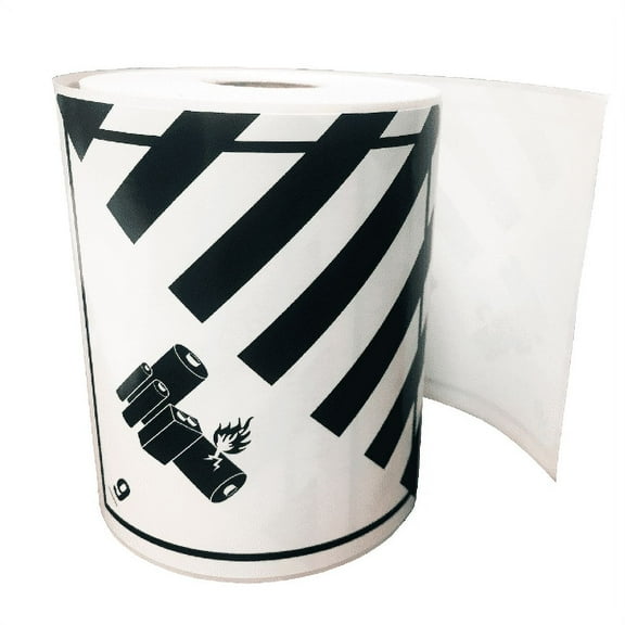 Class 9 hazard Lithium Battery Labels