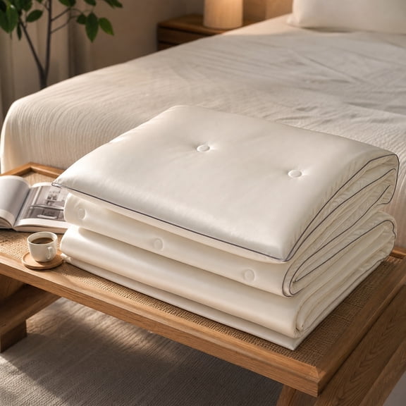 Class A Ice Silk Summer Cool Quilt, Air Conditioning Cooling Blanket for Hot Nights, Ultra-Soft Breathable Fabric for Moms and Family Use