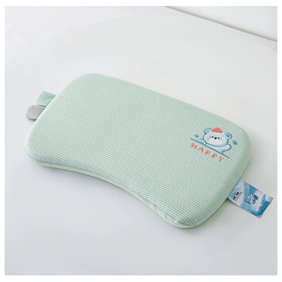 Class A Maternal-Infant Grade Slow-Recovery Foam Pillow for Optimal Neck Support, Spinal Alignment, and Safe, Non-Toxic Sleep for Little Ones