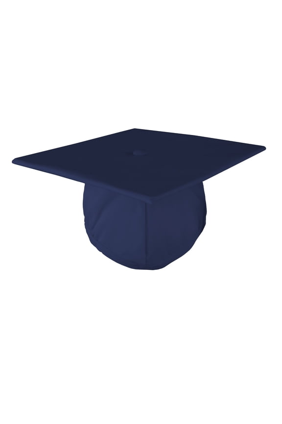 Adult Unisex Matte Graduation Cap, Navy