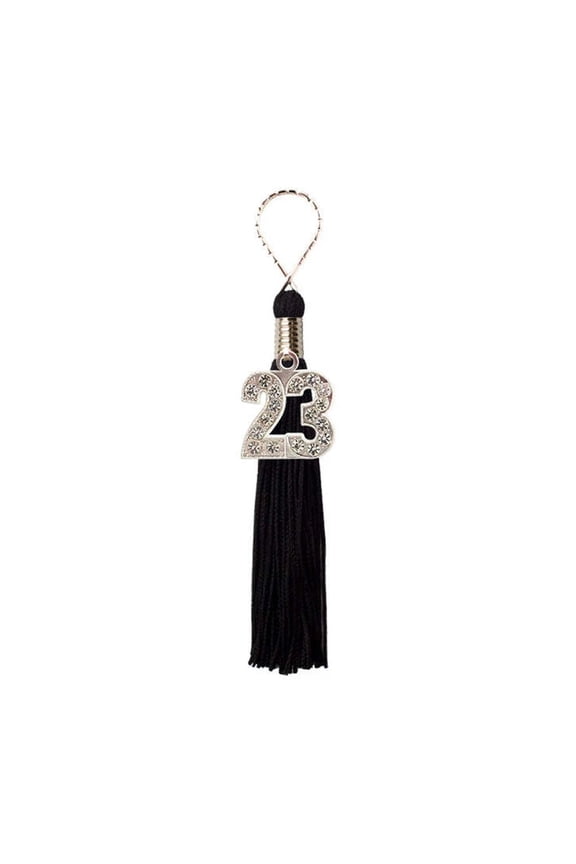 Class Act Graduation Black Tassel 2023 Bling Keyring Keychain Gift