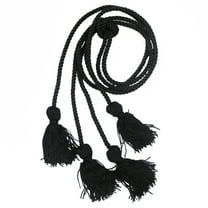 Class Act Graduation Double Honor Cords, Black