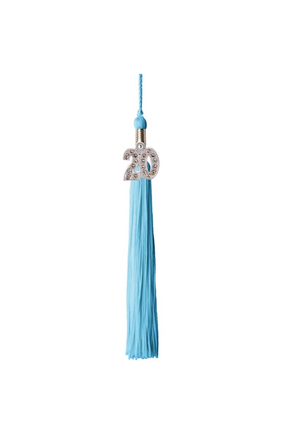Graduation Tassel - 2019 - Bling Charm - 1 Color, Light Blue