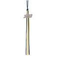 thumbnail image 1 of Class Act Graduation Graduation Tassel - 2019 - Silver Charm - 3 Color, Black / Purple / Teal, 1 of 9