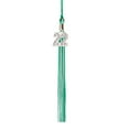 thumbnail image 1 of Class Act Graduation Graduation Tassel - 2020 - Bling Charm - 2 Color, Peacock / White, 1 of 9