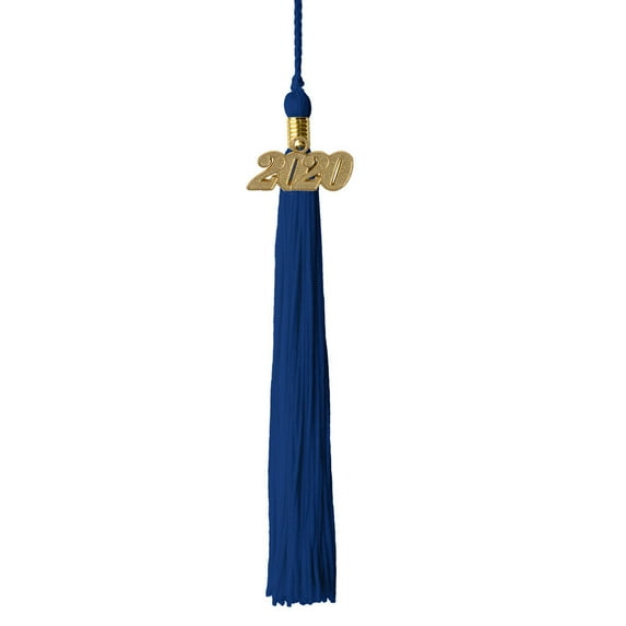Class Act Graduation Graduation Tassel - 2020 - Gold Charm - 1 Color, Blue