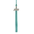 thumbnail image 1 of Class Act Graduation Graduation Tassel - 2020 - Silver Charm - 2 Color, Peacock / Silver, 1 of 9