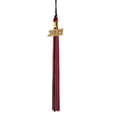 thumbnail image 1 of Class Act Graduation Graduation Tassel - 2021 - Gold Charm - 2 Color, Black / Cardinal Red, 1 of 9