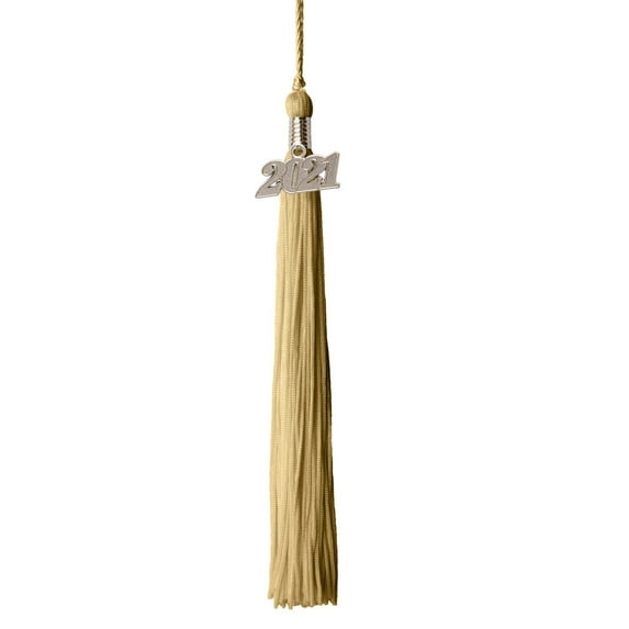 Class Act Graduation Graduation Tassel - 2021 - Silver Charm - 1 Color, Natural